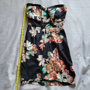 Strapless Dress - American Rag Dress - Juniors Small - Floral